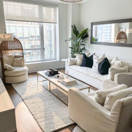 This stunning 2BR2B Penthouse apartment home boasts a spacious layout, oversized walk-in bedroom closets and sleek designer finishes. Available now!  ๐ท PH1717 ๐ท 996 SqF  #watermarksp #greystarne #cityliving #beyondexpectations Instagram post from @wmspapts on July 16, 2024 12:02:00pm